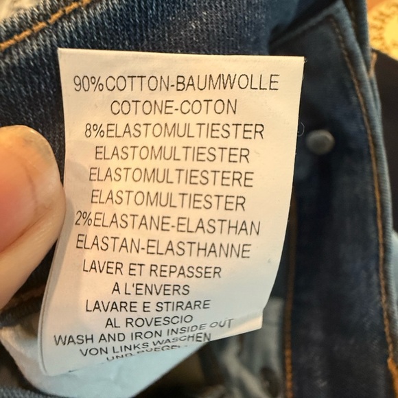 (+)People Maura Studded Straight Leg Jeans Made in Italy Women’s SZ 30 - Picture 6 of 7